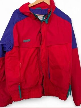 Columbia Men's Red & Purple Performance Jacket